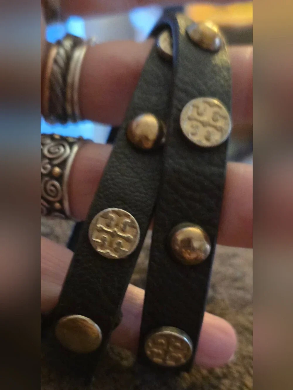 Tory Burch black leather